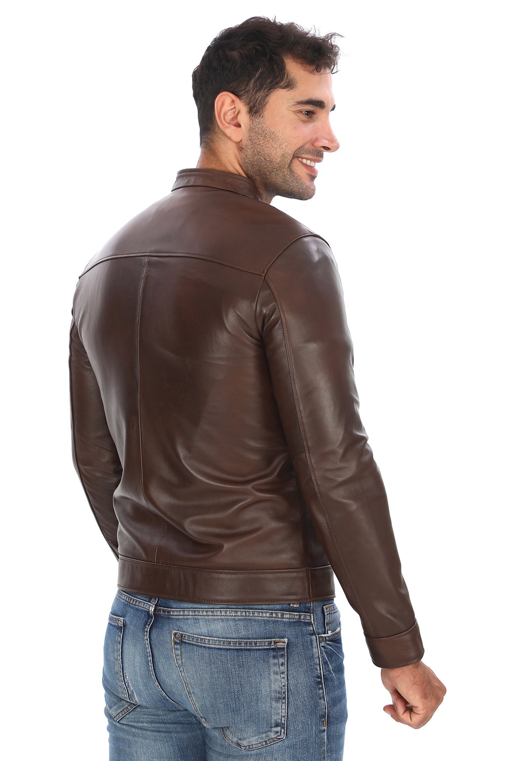 Klasik Spor Deri Ceket