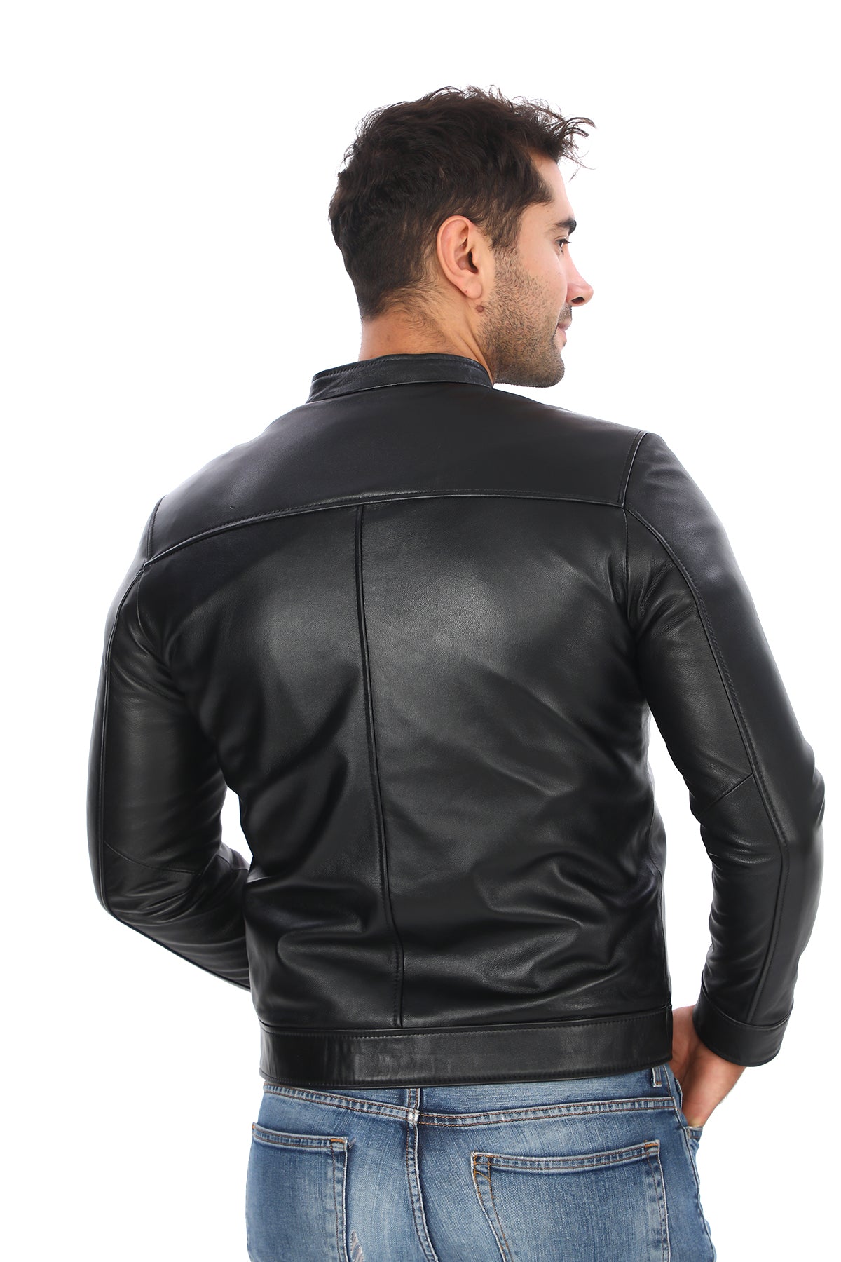 Spor Klasik Deri Ceket